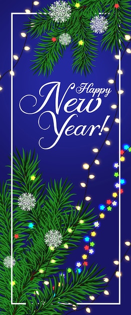 Free vector new year lettering