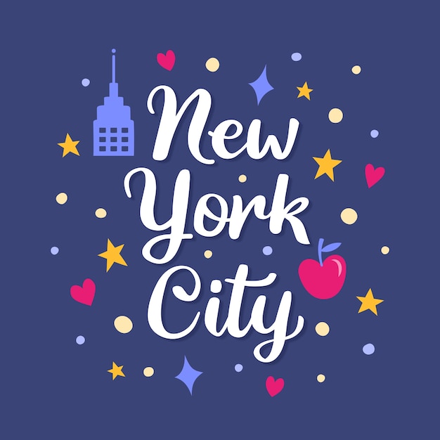 New york city lettering