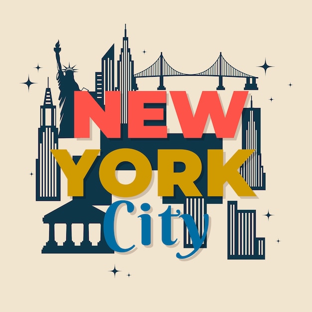 New york city lettering