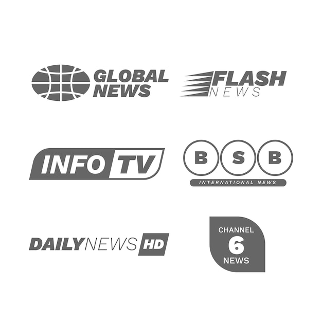 News logo collection design