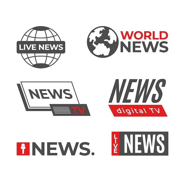 News logo collection template