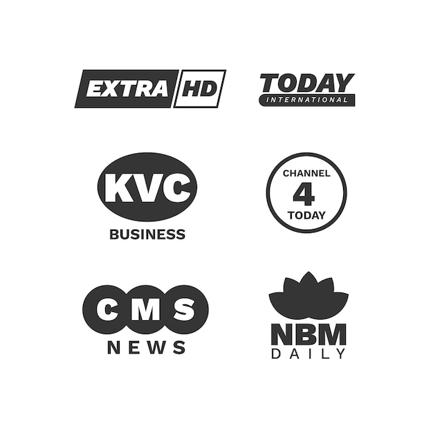 News logo collection theme