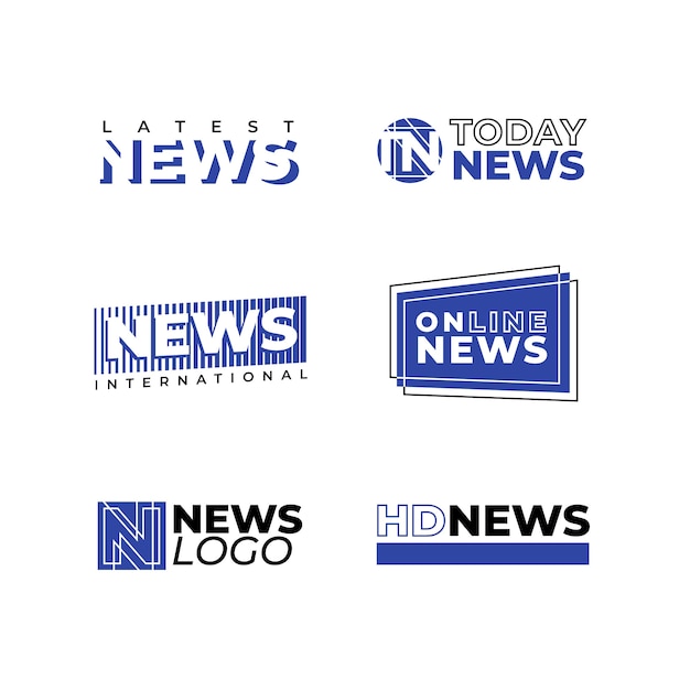 News logo design collection