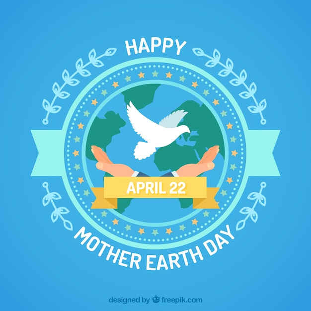 Free Vector nice background for mother earth day