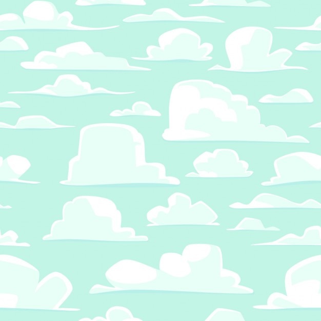 Free Vector nice background with clouds