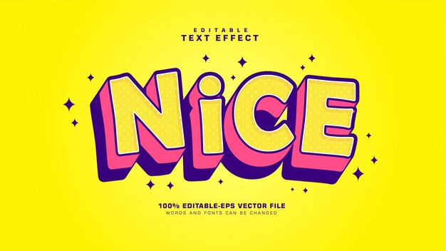 Nice Cartoon Text Effect