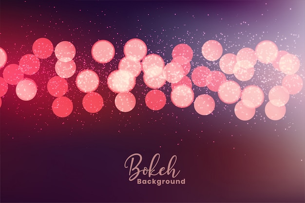 Free vector nice colors bokeh light effect background