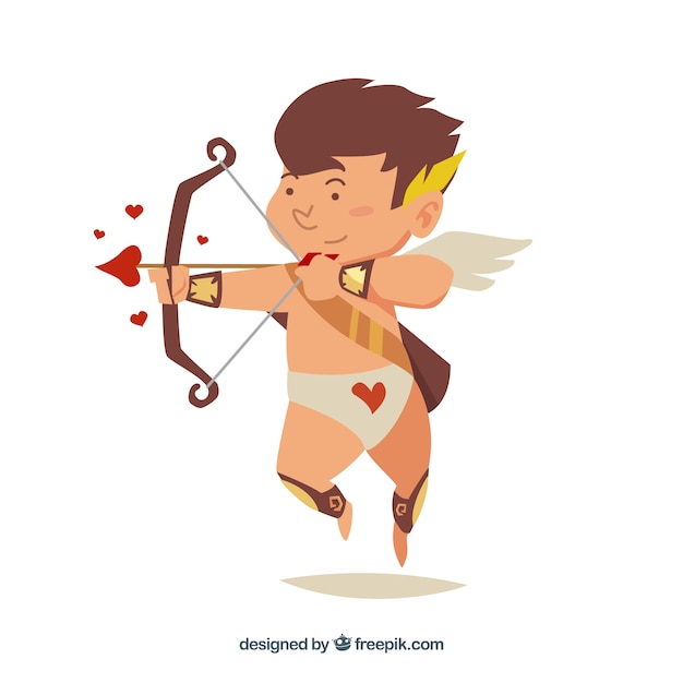 Nice cupid with an arrow