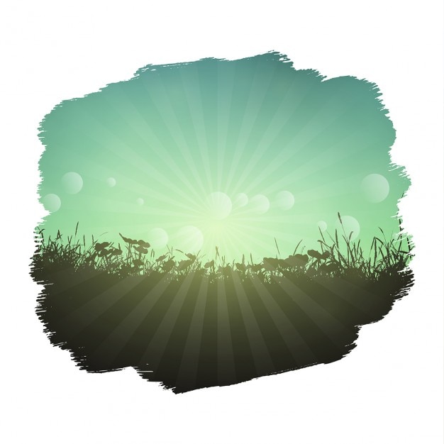 Free Vector nice cut landscape