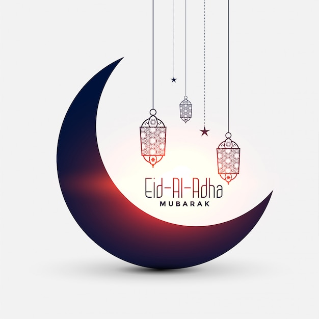 Nice eid al adha bakrid festival card