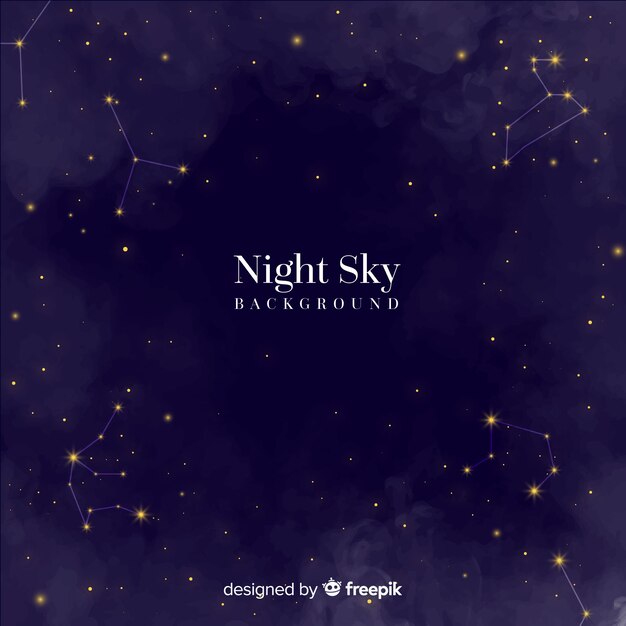 Night sky background