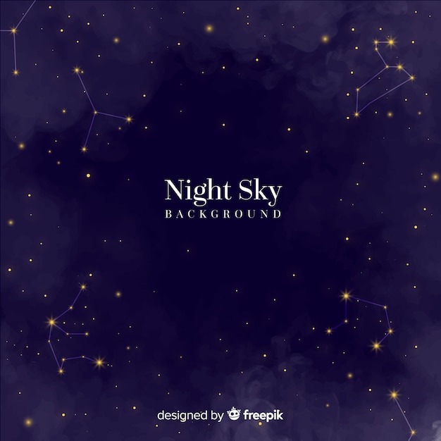 Night sky background