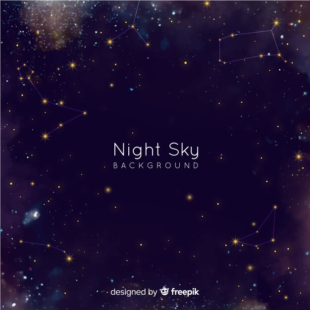 Night sky background