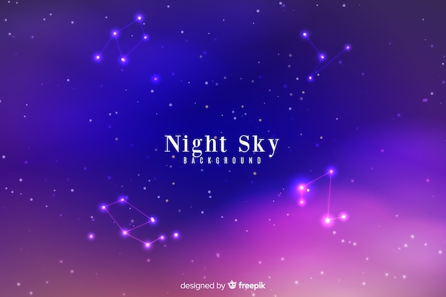 Night sky background