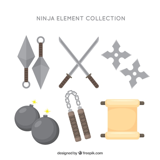 Ninja elements collection