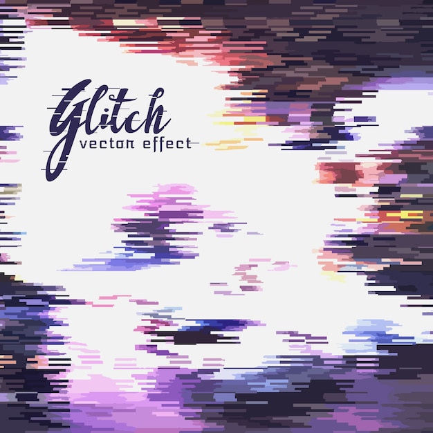 Free Vector noise and glitch background