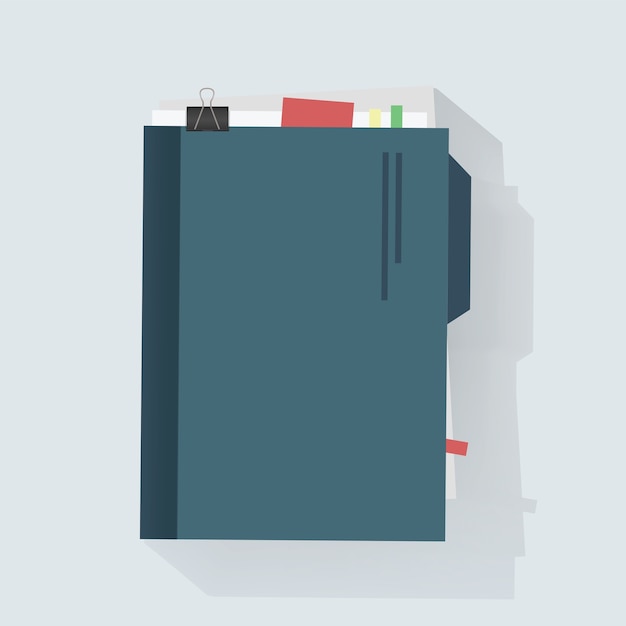 Free Vector notebook diary icon vector illustration