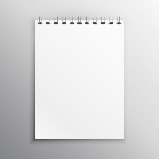 Notebook, mockup