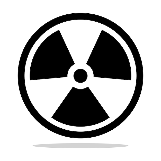 Free Vector nuclear power black outline