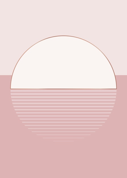 Free Vector nude pink sunset background vector aesthetic