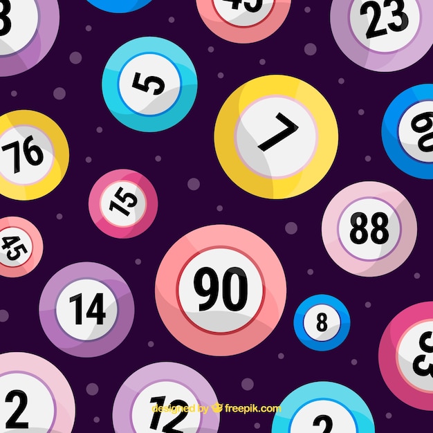 Free Vector numbers pattern background