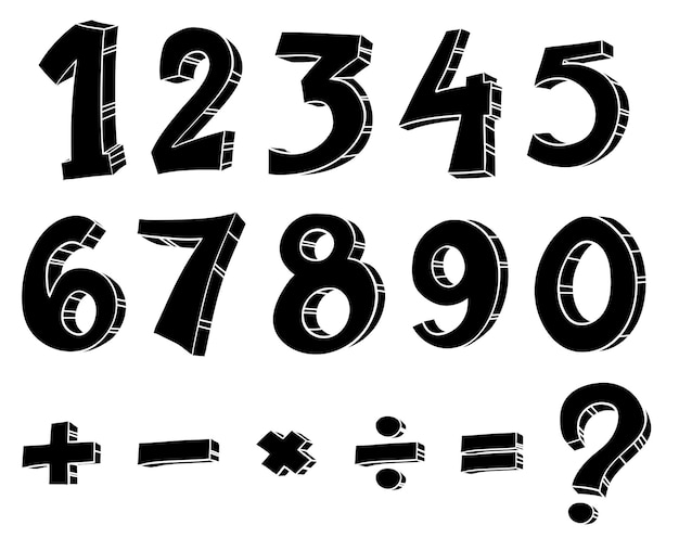 Numeric figures and mathematical operations