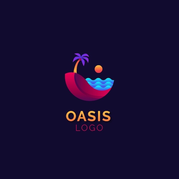 Oasis logo template