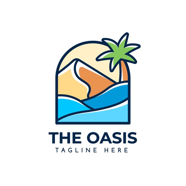 Oasis logo template