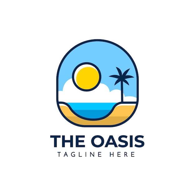 Oasis logo template