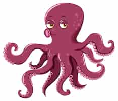 Free vector octopus in cartoon design