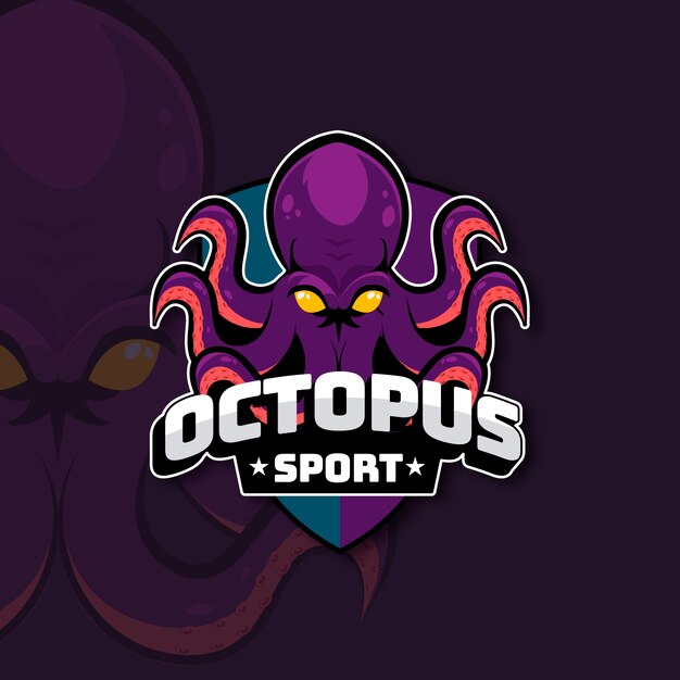 Octopus logo concept