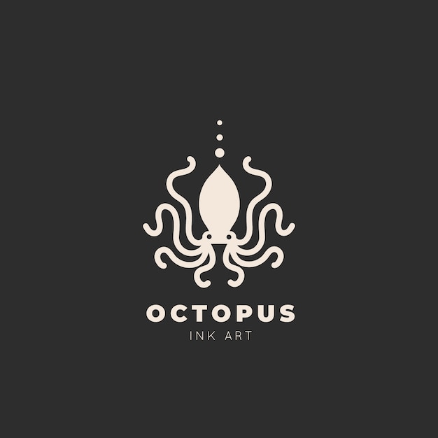 Octopus logo template