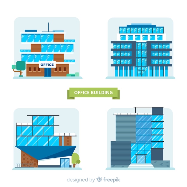 Free Vector office building collectio