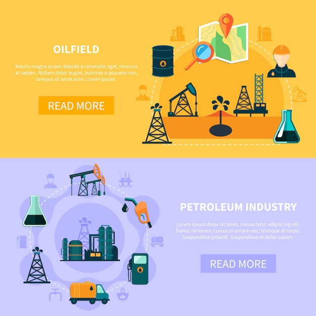 Oil Field Banners Collection