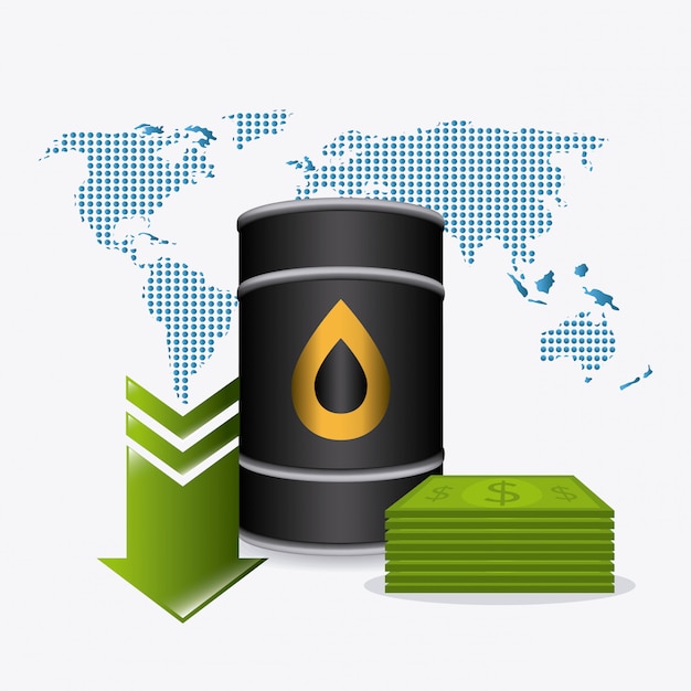 Oil industry design.