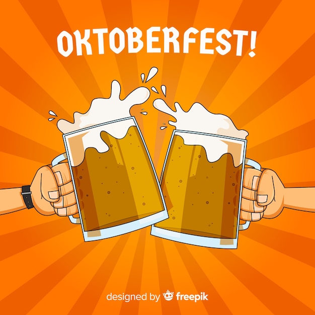 Oktoberfest background concept