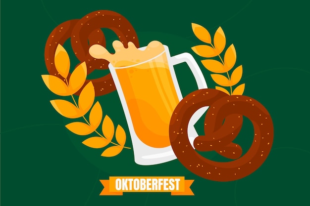 Free Vector oktoberfest background