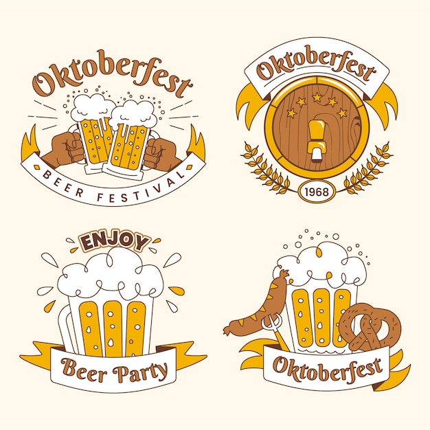 Oktoberfest badges collection