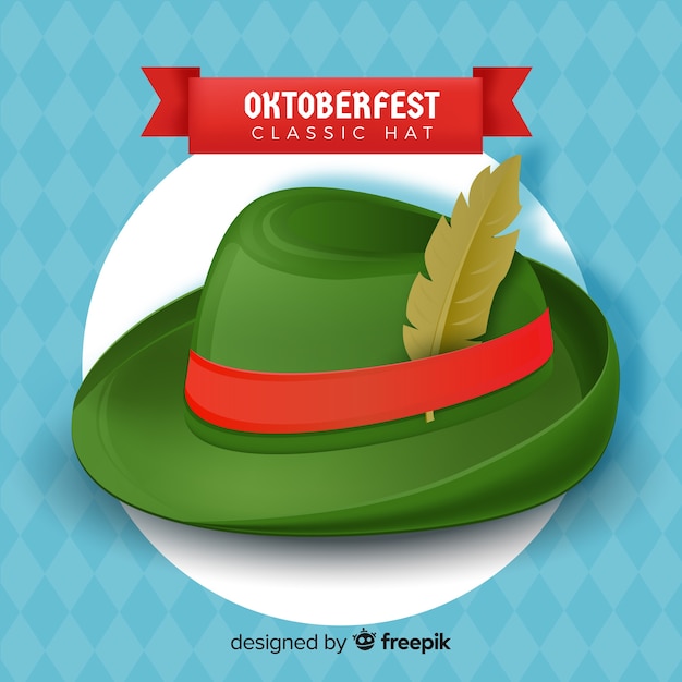 Oktoberfest classic hat background