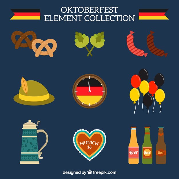 Oktoberfest elements set