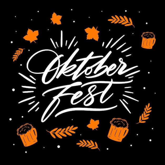 Oktoberfest festival - lettering