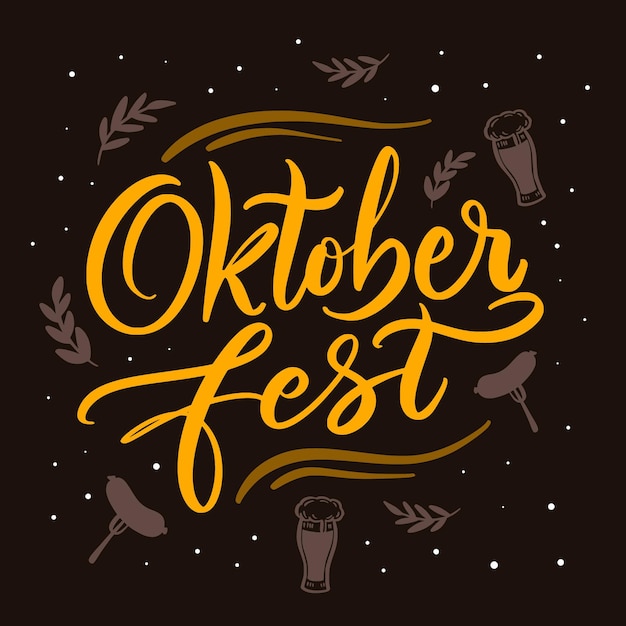 Oktoberfest festival - lettering