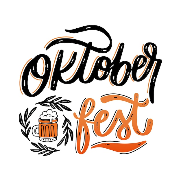 Oktoberfest lettering