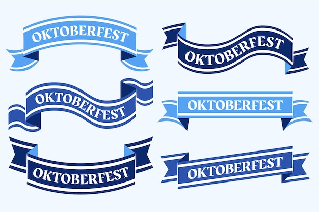 Oktoberfest ribbons collection