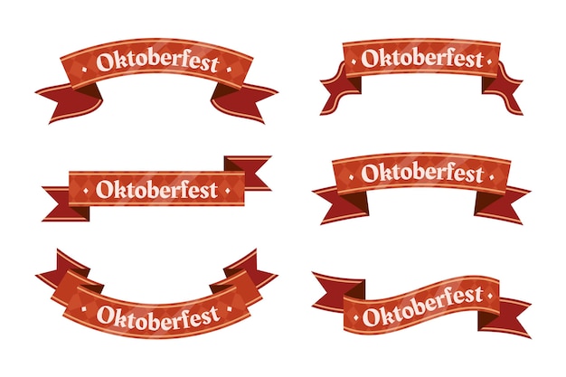 Oktoberfest ribbons collection