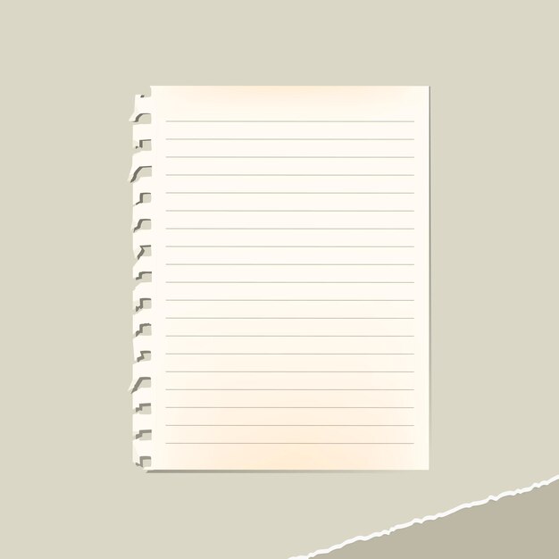 Old empty paper note social ads template