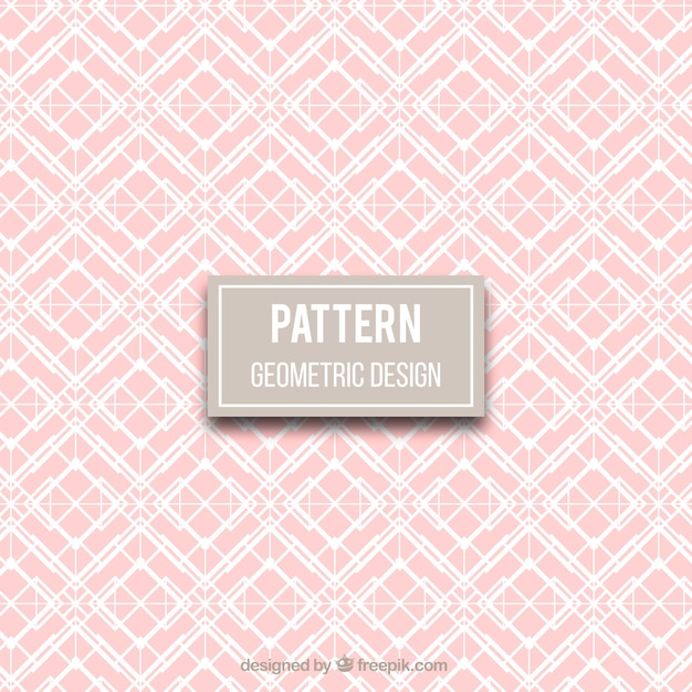 Old style geometric pattern design