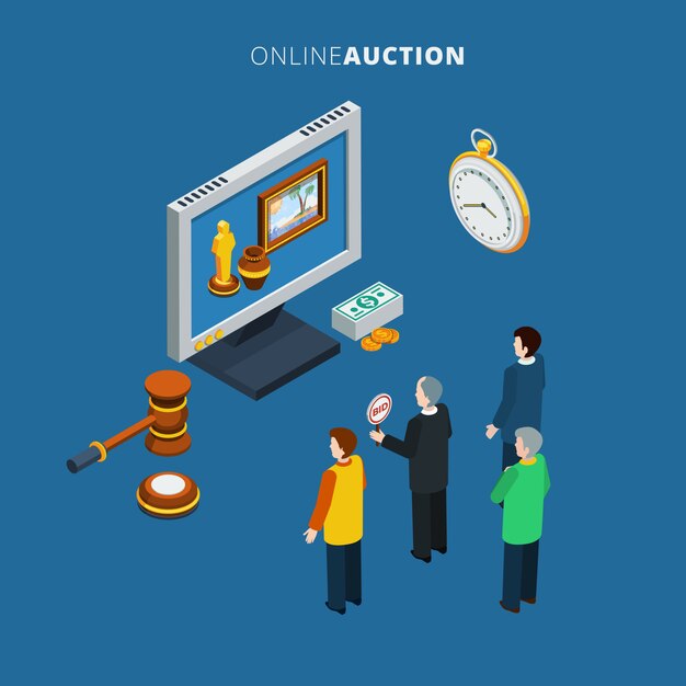 Online Auction Isometric