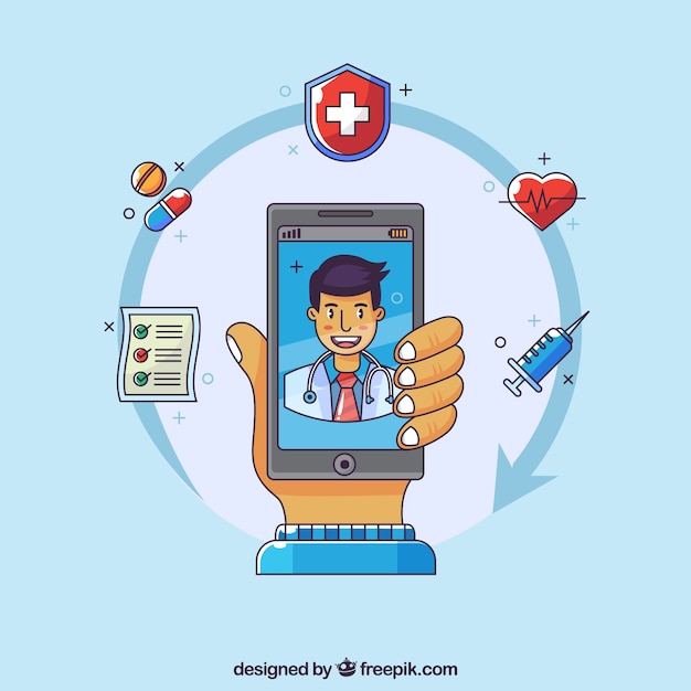 Online doctor design with smartphone