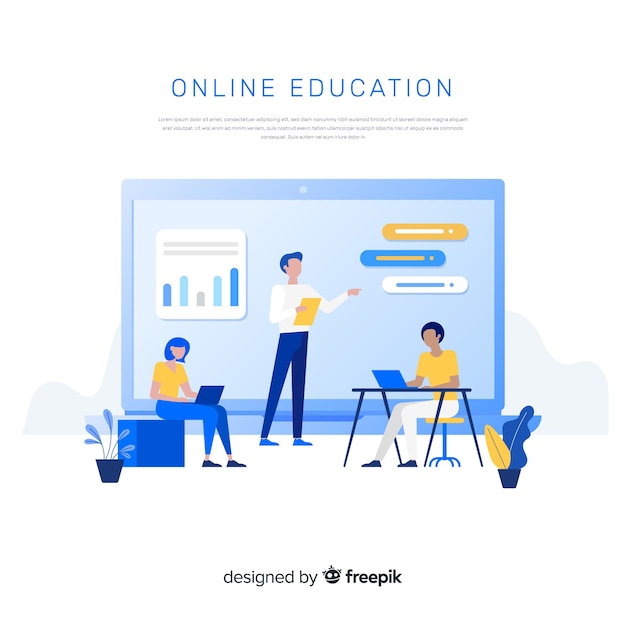 Online education background